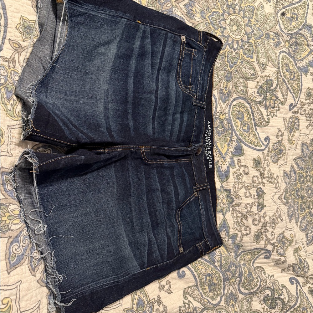 American Eagle Outfitters Dark Indigo Jean Shorts